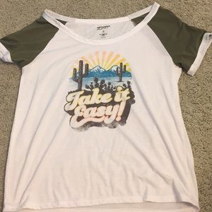 XL take it easy graphic tee